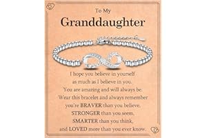 EYQV Gifts for Women Teenage Girls, Infinity Charm Bracelet Gifts for Mum Nana Grandma Daughter Granddaughter Sister Wife Girlfriend, Presents for Birthday Christmas Mothers Day Valentines Day