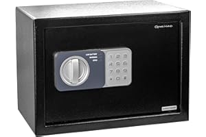 Genie Hand | Coffre-Fort Électronique avec Code et Clè pour la Maison, B-Class Serrure et Anti-Bounce System