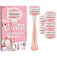 Gillette Venus Comfortglide RASOIO DONNA Spa Breeze, 1 Manico e 6 Lamette (da 3 Lame), per una Rasatura Fluida Profonda Durat
