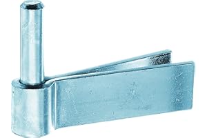 Alberts 306779 Gond à sceller, crochet en F, galvanisé, en bleu, cote axe Ø14 mm, 92 x 30 mm