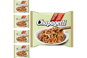 YIJIA | Pack 5x140g Ramen Chapagetti - Instant Noodle Fideos Corea