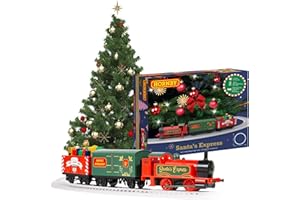 Hornby R9363M Santa's Express Christmas Train Set - Analogue OO Gauge 1:76 Scale Model Railway, Steam Trains Gift for Men, Women & Kids - Rechargeable, Tree Decoration, Electric Locomotives for Adults