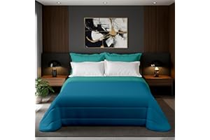 Zucchissime Trapunta Invernale Matrimoniale 260x265 | calda e leggera, double face, design elegante | Coperta Matrimoniale Invernale in microfibra | comfort avvolgente e qualità sartoriale 350 g/m²