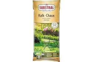 Substral Naturen Bio Kalk aus fossilen Meeresalgen, mit Magnesium, zur Bodenverbesserung auf Garten-& Rasenflächen, 20kg