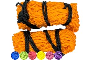 B LIVING 2 X Hay Net For Horses Multipack - Daisy Equestrian Net Bag With Extra Strong Mesh Holes For Greedy Horses.Horse Accessories Haynet For Haylage & Soak Hay Bale