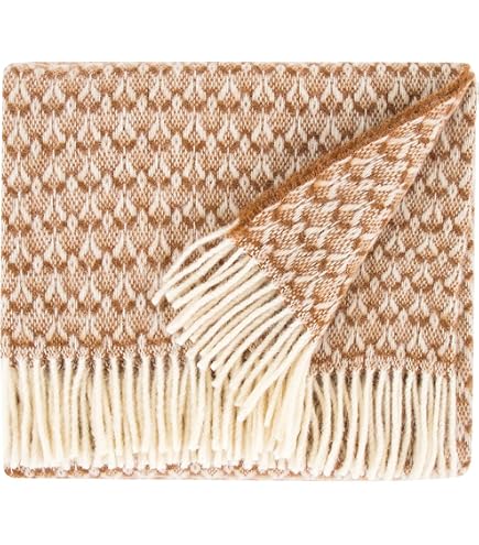 LANEROSSI Plaid Lavaredo In Pura Lana Vergine – 130x170 Cm, Design Check Intramontabile, Colore Antracite