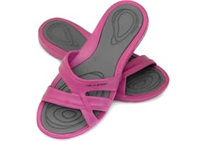 Aqua Speed - Set - Bathing slippers PANAMA + microfibre towel | Ladies | Shower sandals | Bathing slippers