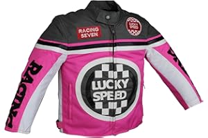 Euro Stars Veste de motard pour enfant, veste de moto, veste textile pour enfants, veste de motard, veste de course, noir