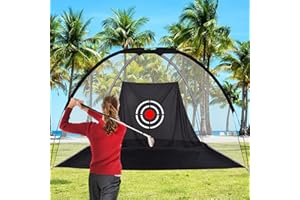Kapler Golf Practice Net for Garden 10x7 FT Portable Golf Nets for Training Pop-Up Golf Chipping Driving Net