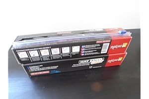 NATUR'AL PACKAGING NATURAL PACKAGING - Film étirable alimentaire professionnel multi-usages 30cm x 120m (Lot de 2) - Polyéthylène (PE) sans phtalate - Idéal pour congélateur, réfrigérateur et micro-ondes