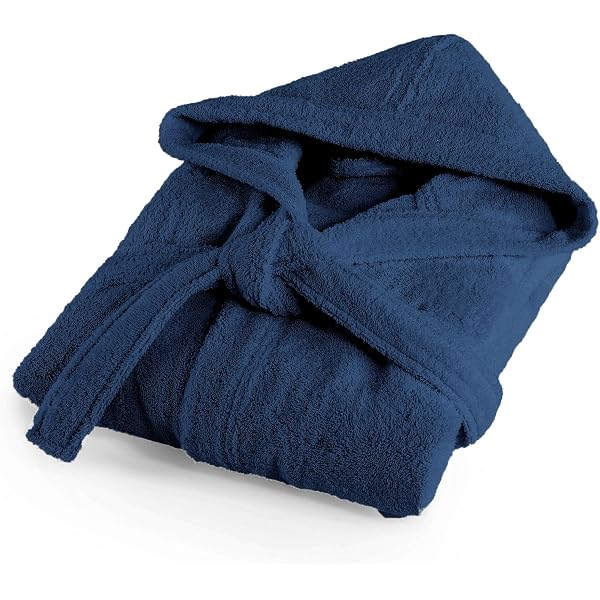 Bassetti Albornoz Con Capucha De 100% Algodón 360g, Unisex Y Tallas Grandes, Diseño Italiano, Colección VIVIAN, Absorbente Y Suave