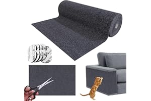 XM-MENGPANWEI Alfombra Rascador para Gatos, Protector Sofa Gatos Arañazo,Protector de Muebles Autoadhesivo 200X40cm,Cat Scratcher,Rascador Gato,Alfombra Arenero Gato,para Protección de Alfombras Sofá de Muebles