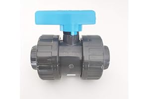 Vanne à boisseau PLIMEX 40mm 1"1/4 double union démontable PVC Pression PN16 pour arrosage ou piscine