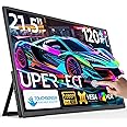 UPERFECT 21.5” 120HZ Touchscreen Portable Monitor w/Kickstand & VESA, Large Portable Gaming Monitor with HDMI Type C, External Display for Laptops, Steamdeck, MacBook, Phones, Mini PC