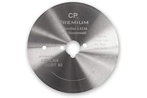 Canpolat GASTRONICS Kreismesser für Ceylan - 80 mm, glatt - Dönermesser aus Edelstahl in Premium Qualität