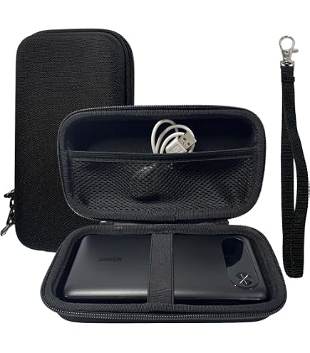 Co2CREA Étui Rigide Protection Anker PowerBank 621 - Housse Voyage Chargeur Portable 5000mAh