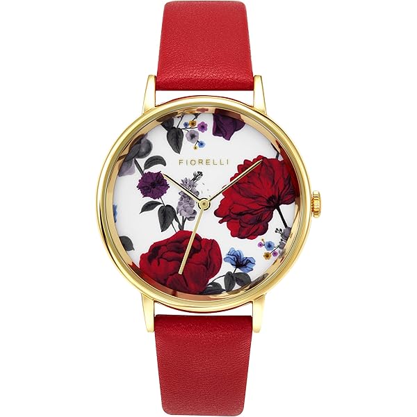 Taport White Leather Quartz Montre Ronde Pour Les Fans De