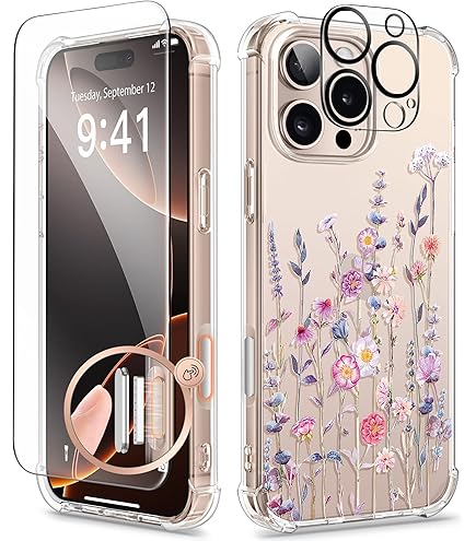 Coque Iphone 16e Soldes Coque Pour Iphone 16 Et 2 Vitres Verre Trempé 2 Verres Caméra Silicone Transparent Paillette - Téléphonie Coque Iphone 16 Fille