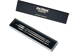 DA VINCI 5500 Series - Juego de Pinceles de Acuarela, cerdas, Color Negro, 30 x 30 x 30 cm