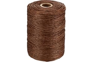 SYHOOD Floral Wire Vine Wire Bind Wire Rustic Wire Wrapping Wire for Flower Bouquets (Brown, 673 Feet)