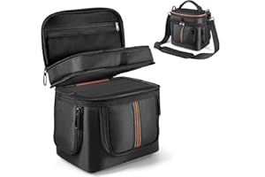 EUGOOCX Portable Power Station Carrying Storage Bag Compatible with Jackery Explorer 240 v2, Travel Case for Solar Generator, Charging Cable and Accessories