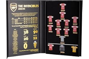 FOCO Official Arsenal Football Club Invincible Players and Manager Collectors Pin Badge Set 2003-2004