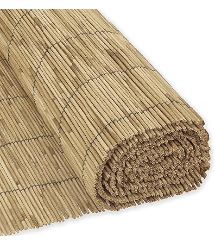 Arella Cina stuoia canniccio recinzione in cannette di bambu 3 x 1 Arella Cina stuoia canniccio recinzione in cannette di bambu 3 x 1