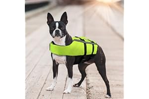 PETLESO Dog Life Jacket, Life Jackets for Dogs, Reflective Life Jacket for Dogs with Rescue Handle, M