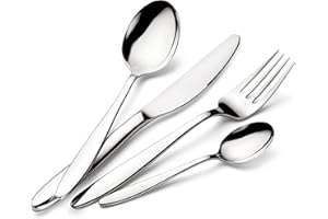 Lagostina 14425650524 Luisa 24-częściowy zestaw sztućców, stal nierdzewna