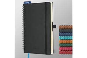 ‎IN-LUXPRO IN-LUXPRO Kalender 2025 2026 Wochenplaner,A5(21.9 x 16.4cm),18-Monate Buchkalender (Jul.2025-Dez.2026) Ringbuch mit Softcover,wochenkalender mit selbstklebendem Stifthalter,Schwarz.