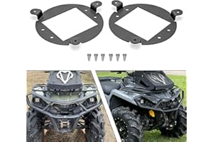 WSays Headlight Upgrade Coversion Bezel Mount Bracket Compatible with 3" Flush Mount Light Can-Am Outlander XMR, Max, L 400 450 500 570