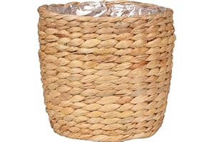 Scheurich Water Hyacinth 25, Basket Planter/Basket Planter/Basket Pot Made of Water Hyacinth, Colour: Nature, 25 cm Diameter, 22.5 cm High, 10.6 L Vol.