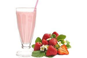 LUXOFIT DEUTSCHLAND Erdbeer Molkepulver Luxofit mit L-Carnitin Protein angereichert Wellnessdrink Aspartamfrei Molke (Erdbeer, 1 kg)