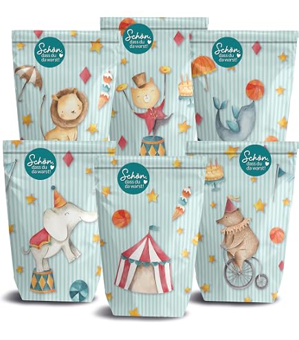 Patelai 24 Weltkarten-Geschenktüten – Aus Kraftpapier, Mit Griffen, Für Reise-Partys & Goodies