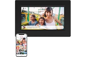 Denver Digitaler Bilderrahmen Schwarz PFF-710 Frameo 7 Zoll