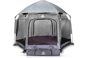 GRINADA® Casetta Da Giardino Per Bambini Tenda Da Gioco Per Bambini Esterno Tenda Spiaggia Neonati Pop Up UV Protezione