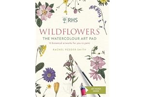 RHS Wildflowers Watercolour Art Pad: 15 botanical artworks for you to paint