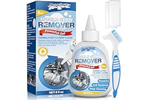 Sugemur Mould Remover, Large Capacity Mould Gel for Washing Machine Seals, Bathroom Grout, Shower, Caulk & Rubber Gaskets – Mould Remover Extreme Gel UK 8 Fl Oz