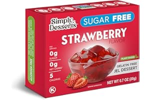 Simply Delish, Jel Dessert Strawberry, 0.7 Ounce