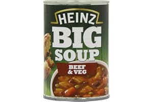 Heinz Big Soup Beef and Vegetable, 400 g (Pack of 12)