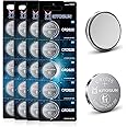 KITOSUN CR2025 Batteries 3V Lithium Cell - Coin Button Lithium Batteries for Car Key Fob Remote LED Light Candles Glucose Monitor Doorbell Accessories 3 Volt 2025 Battery (20Pcs)