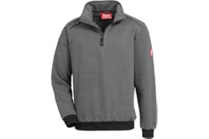 Nitras Herrenpullover Motion TEX Plus für die Arbeit mit Gummibund & hohen Stehkragen