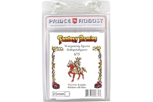 Prince August Matrice de moulage pour loisirs – Fantasy 25 mm Chevalier et cheval PA675