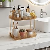 Banyo D&uuml;zenleyici Organizer Banyo Rafı (Amber Sarı)