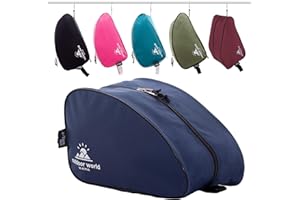 OUTDOOR WORLD BE ACTIVE Outdoor World Premium Sac à Bottes – Résistant à l'eau à Large Ouverture zippée Unisexe – Sac de Rangement pour Chaussures pour randonnée, Marche, Football, Rugby, Chaussures de Golf (Marine)