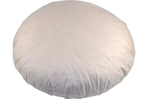 GURU SHOP Guru-Shop Imbottitura per Cuscino Rotondo con Piume D`anatra - Imbottitura, Diametro: 60 cm, Imbottiture per Cuscini