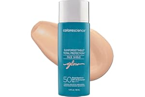 Colorescience Sunforgettable Total Protection Face Shield Glow SPF 50, Glow, 1.8 Fl Oz