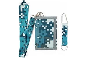 ZHONYEE Kids Wallet with Lanyard for Boys Ages 4-12 Trifold Toddler Wallet Zippered Coin Pocket Card Holders for Children Birthday Gifts