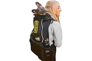 K9 Sport Sack Knavigate nosidełko dla psa dla większości rozmiarów psów, regulowane nosidełko dla psa z przodu, zatwierdzone przez lekarza weterynarii (M, czarny (Midnight Black)