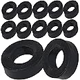 12pcs x M3 x 5mm Black Nylon Spacers and Standoff Washers for M3, M4, M5, M6, M8 Screws, Lengths 3mm to 30mm